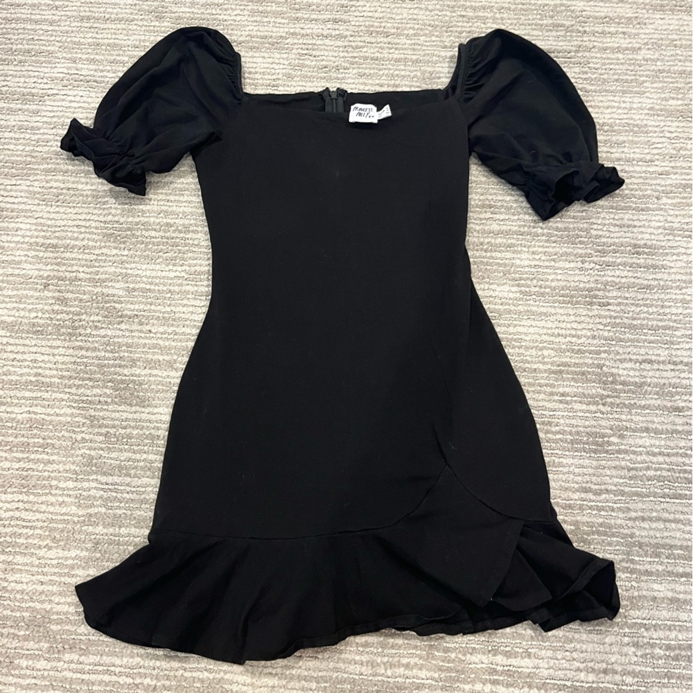 Princess Polly bodycon mini puff sleeve dress